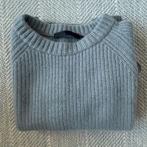 Jenni Kayne Soft Blue Crewneck Sweater